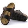 Birkenstock Sandali Arizona Habana Oiled Leather Unisex Calzata Stretta