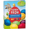 Heitmann Eierfarben - Colori Froh - 6 colori liquidi per uova 1017049 giallo, arancione, rosso, verde, blu, prugna, 30 ml