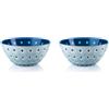 Guzzini LE MURRINE Set 2 ciotoline azzurro-Blu