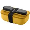 Guzzini Contenitore Set Lunch Box Porta Pranzo Con Posate Store&go Giallo di Guzzini