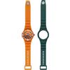 HIP HOP, Collezione Master, Orologio Uomo con 2 Cinturini in Silicone Intercambiabili, Resistente all'Acqua, Cassa 41 mm, Chiusura Pratica e Sicura, Lunghezza Regolabile fino a 19 cm, Idea Regalo