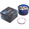 Ancient Wisdom Candela Segni Zodiacali con Gemme, Bracciale Incluso, Idea Regalo (Acquario)