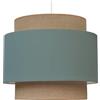 youngDECO® Paralume Lampadario a Sospensione Ø38 cm - Lampada a Sospensione 2xE27 - Abat Jour in Tessuto - Lampadari Camera da Letto, Soggiorno e Bambini Cameretta. Prodotto nell'UE