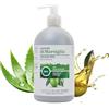 Sapone di un Tempo Sapone di Marsiglia Liquido Naturale con Aloe Vera e Olio d'Oliva 500ml, Profumo Mela Verde | Vegan, Ipoallergenico, Detergente Mani e Corpo per Uso Quotidiano