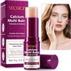 Uocasi Calcium Multi Balm, Stick Multi-Balsamo di Volume di Calcio, Stick di Nucleo Antirughe, Crema Stick di Riparazione e Idratazione Intensa al Collagene, Anti-Invecchiamento, Idratante, Tutti i Tipi di