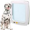 Ferplast Portina per cani di taglia media e grande ferplast swing 15 con chiusura 4 vie e protezione aria in plastica bianco 41,2x9,6x48,2 cm