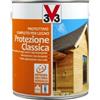 V33 Protettivo completo per legno protezione classica, colore noce antico - 2,5 litri