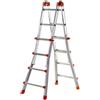 Gierre Scala allungabile telescopica in alluminio 4+4