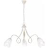 Onli Lampadario 3 luci shabby in metallo avorio anticato e14