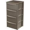 ArtPlast Cassettiera 4 cassetti artplast snappy in polipropilene tortora 39x38,5x79 cm