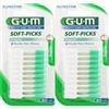 GUM Soft Picks Regular - 80 pezzi, confezione da 2