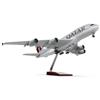 QIYUMOKE 1/160 Airbus A380 Qatar grande aeroplano diecast kit con stand | Sky Jumbo Display da collezione modello di aereo per l'aviazione regalo appassionato (46 cm)