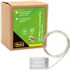 Idena 31824 - Micro catena luminosa a LED con 30 LED in bianco caldo, con funzione timer 6 ore, a batteria, lunga circa 3,2 m, per feste, Natale, decorazione, matrimonio, come luce d'atmosfera