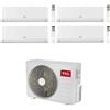 TCL - Climatizzatore TCL quadri split BreezeIN P5 12000+12000+12000+12000 btu inverter Wifi A++ R32 MT4250