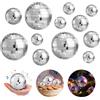 AMFUN Disco Ball Decorazioni, 32 Pezzi Decorazioni Palla Discoteca, Palla da Discoteca a Specchio, Piccole Sfere da Discoteca per Torte Decorazioni, Feste, Bar, Capodanno, Compleanno