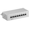 Oem Pannello Patch 8 Porte Cat. 6 STP Grigio