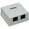 Intellinet Prese a muro 2 porta RJ45 Cat5e UTP