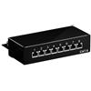Oem Pannello Patch 8 Porte Cat. 6 STP Nero