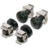 Intellinet Kit viti Intellinet 4 Viti 4 Dadi/4 Rondelle per Montaggio Rack Nero