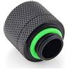Bitspower Collegamento 1/4 pollice su 16/10mm Nero opaco