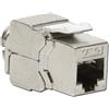 Intellinet Modulo Keystone RJ45 Cat6A 10Gigabit STP 180Â° Toolless Slim