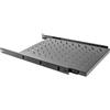 Lanberg Mensola Armadio Rack Lanberg scorrevole 19' 1U/465x750mm, nero [AK-1011-B]