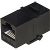 Link Adattatore Link passante 2X8 poli RJ45 UTP non schermato CAT.5E con ganci per pannelli [LKCKF5E]