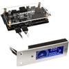 Lamptron Frontalino multifunzione Lamptron TC20 PCI RGB LED Controller e ventole silber Argento