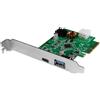 Logilink Scheda PCI Express LogiLink USB 3.2 Gen2x1, 1x USB-C™ PD 3.0 e 1x USB 3.0