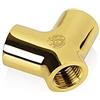 BITSPOWER Raccordo watercooling Bitpower Y-Splitter 3x G1/4 Pollici IG - oro