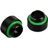 BITSPOWER Raccordo watercooling Bitspower Touchaqua gerade G1/4 Pollici G1/4 Pollici IG nero