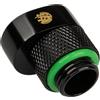 BITSPOWER Raccordo watercooling X-Cross Bitspower G1/4 Zoll AG auf G1/4 Zoll IG - 5mm nero opaco