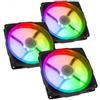 Noiseblocker Ventola 120x120 Noiseblocker Antirumore ARGB, NB-eLoop X B12-P ARGB 3-Pack Nero
