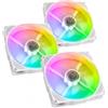 Noiseblocker Ventola 120x120 Noiseblocker NB-eLoop X B12-P ARGB 3-Pack Bianco