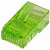 Link Plug Link cat 5e Utp RJ45 non schermato 100pz Verde [LKPL85V]