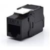 WP EUROPE Modulo Keystone RJ45 cat.6 UTP 180 gradi Nero [WPC-KEY-6UP-TL/BL]