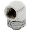 XSPC Raccordo watercooling XSPC rotante a 90 gradi G1/4" M/F Cromo [5060596651203]