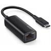 AUKEY Adattatore ethernet in alluminio da rete Aukey CB.A30 USB.C Nero [NKAUKP1PUCBA300]