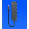 SAVIO Hub usb Savio AK-54 Hub 4 porte USB-C 3.1 Gen1 Grigio [NUSAOUS4PSAK054]
