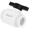 BARROW Valvola a sfera watercooling Barrow 10mm G1/4 inch Bianco/nero [TLQFS-V1 W B]