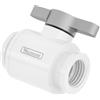 BARROW Valvola a sfera watercooling Barrow 10mm G1/4 inch Bianco/argento [TLQFS-V1 W S]