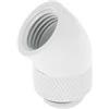 BARROW Adattatore Barrow 45 gradi G1/4 pollici maschio a G1/4 pollici femmina girevole Bianco [TWT45-B01 W]