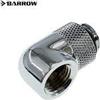 BARROW Adattatore Barrow 90 gradi G1/4 pollici maschio a G1/4 pollici femmina girevole Argento [TWT90-V2.5 S]