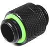 BARROW Connettore watercooling Barrow girevole dritto da G1/4" AG a G1/4" AG 14mm Nero [TBX2D-02 B]