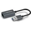 Esperanza Adattatore di rete Esperanza Ethernet 1000 Mbps Usb 3.0-RJ45 Grigio [ENA101]