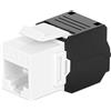 Intellinet Frutto Keystone Intellinet RJ45 cat.6 Utp Bianco/Nero