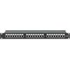 Intellinet Pannello patch Intellinet STP 24 posti 1.2mm RJ45 Cat.6 1pz Nero
