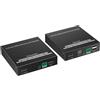 Techly Extender Techly Ottico KVM HDMI Over IP Full HD Non Compresso fino a 40Km Nero