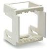 Ave Supporto Ave 53/44/2 2 Moduli S44 per Guida EN50022 Larghezza Pari a 3 Moduli DIN Grigio chiaro