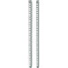 Techly Staffe montanti Techly I-Case Rail-FP612 per Armadi FP 19 da 2U Grigio [I-CASE RAIL-FP612]